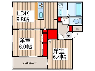 ＲＯＬＹ・ＰＯＬＹうらわの物件間取画像